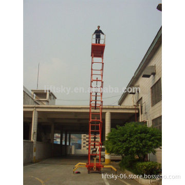 6000mm movable high travel working platform manufacture China SJY0.25-6.0